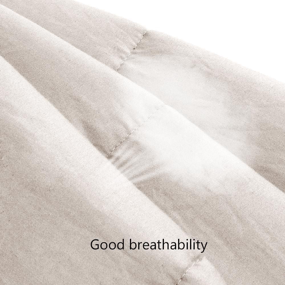 NEX Microfiber Weighted Blanket with Removable Duvet Cover