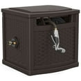thumbnail image 1 of Suncast 150 Foot Slide Trak Outdoor Garden Water Hose Hideaway for Patio, Java, 1 of 8
