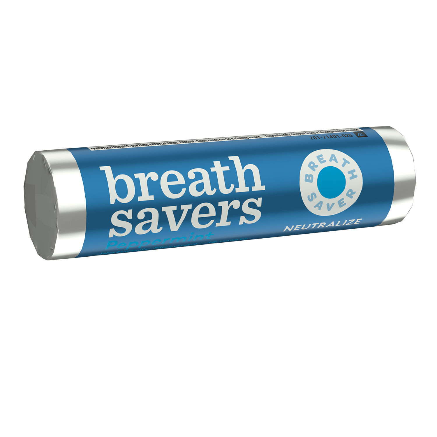 Breath Savers Peppermint Sugar Free Breath Mints, Rolls 0.75 oz, 24 ...