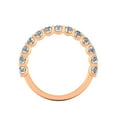 thumbnail image 4 of Certified 1.25ctw Diamond Wedding Band in 14k Rose Gold (G-H, I1), 4 of 5