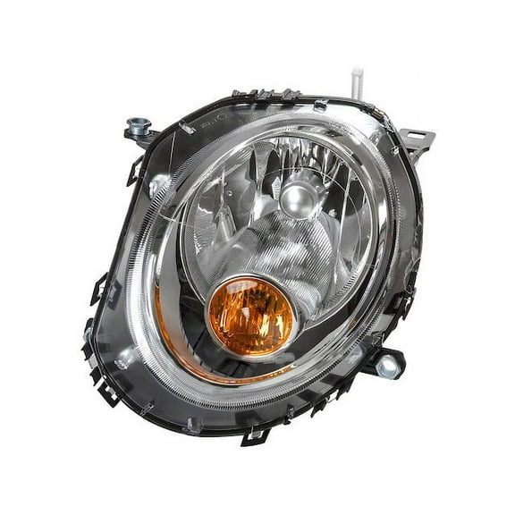 Left Driver Side Halogen Headlight Assembly - Compatible with 2007 - 2015 Mini Cooper 2008 2009 2010 2011 2012 2013 2014