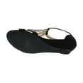 thumbnail image 5 of Bellini Laaris Women Wedge Sandals In Black Microsuede, 5 of 5
