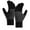 Black, variant on Men's Windproof Cold Proof Touchscreen Gloves, Thermal Knit Winter Gloves with Elastic Cuff, Full Finger Texting Gloves for Driving and Outdoor Activities, Soft Acrylic Gloves Black