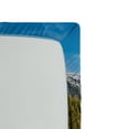 thumbnail image 2 of Ambesonne Nautical Fitted Sheet, Lake Forest Mountain, Queen Size, Brown Blue, 2 of 2