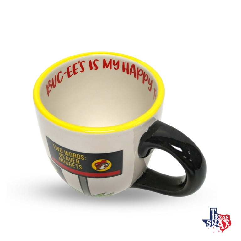 Buc-ee's Yellow Beaver Etched Coffee Mug - Walmart.com