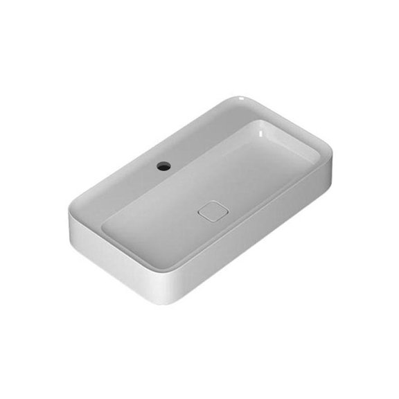 Ws Bath Collections Cameo 90.50.01 Cameo 35-3/8" Rectangular Ceramic Vessel / Wall Mounted