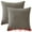 Grey, variant on Unique Bargains 2Pcs Decorative Throw Pillow Covers for Sofa Beige 16" x 16"