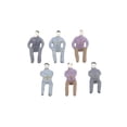 thumbnail image 3 of 10x Figuras de Personas Mixtas Sentadas Sunnimix para Diorama Parque de Trenes 1:100 TT, 3 of 8
