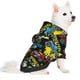 thumbnail image 2 of Fotbe Monster Car Sudadera con Estampado para Perros Pequeños – Suéter con Capucha para Mascotas, Tela Suave de Forro Polar con Bolsillo-Large, 2 of 7