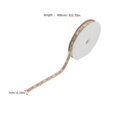 thumbnail image 2 of Decorative Embroidered Flower Ribbon for Crafting 1 Roll Coffee Color, 2 of 5