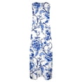 thumbnail image 3 of cocolona Maxi Dresses for Women Summer V Neck Sleeveless Boho Floral Long Dress Fashion Casual Vacation Beach Sundress, 3 of 7