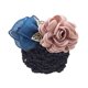 thumbnail image 1 of Funda para moño para el pelo para mujer, redecilla para el pelo, decoración con lazo, pasador, pinza para el pelo, cinta con lazo, accesorios para el cabello con flores para azafatas, bancos, hoteles,, 1 of 5