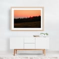 thumbnail image 5 of Sunset from Sentinel Rock, Westmore - Westmore Vermont Photography Sunset Forest Nature Landscape Wilderness Scenic Woodland Oak Framed Wall Art Print 5 x 7 inches, 5 of 6