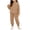 Brown, variant on WAVSUF Girls Fall Fleece Sets 2 Piece, Long Sleeve Zipper Sweatshirts and Joggers Winter Warm Casual Outfits Pink 7-8