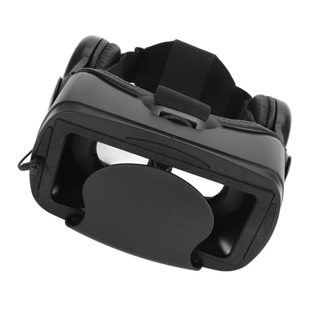 VR Glasses Headset, Virtual Reality Headset Adjustable Wide View Angle Versatile for 5 To 7 inch Smartphone for IOS