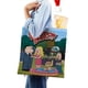 thumbnail image 4 of American Dad Bolso de tela con estampado de lienzo para mujer, bolsa de compras reutilizable y estética, con cremallera interior, regalo para mujer,40*45cm., 4 of 6