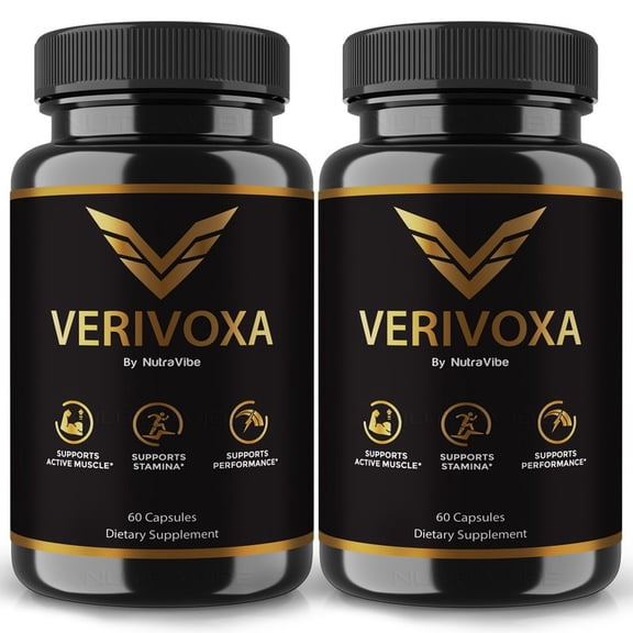 (2 Pack) Verivoxa – Original Verivoxa Capsules with a Natural Daily Blend for Energy & Wellness | Clean, Gentle, Easy-to-Swallow Pills (120 Capsules)