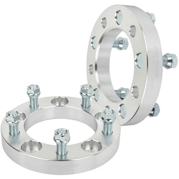 SCITOO 2X 1 inch 5x5.5 to 5x5.5 Wheel Spacers Adapters 9/16" x18 108mm Compatible with 2005-2010 for Dakota 2004-2009 for for Durango