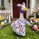 thumbnail image 5 of Decoraciones de Pascua, adornos de Pascua, regalos de Pascua, trajes de ganso de Pascua, estatua de ganso, vestido de Pascua, trajes de ganso de patio, conjunto de sombrero para estatua de 23 pulgadas, 5 of 9