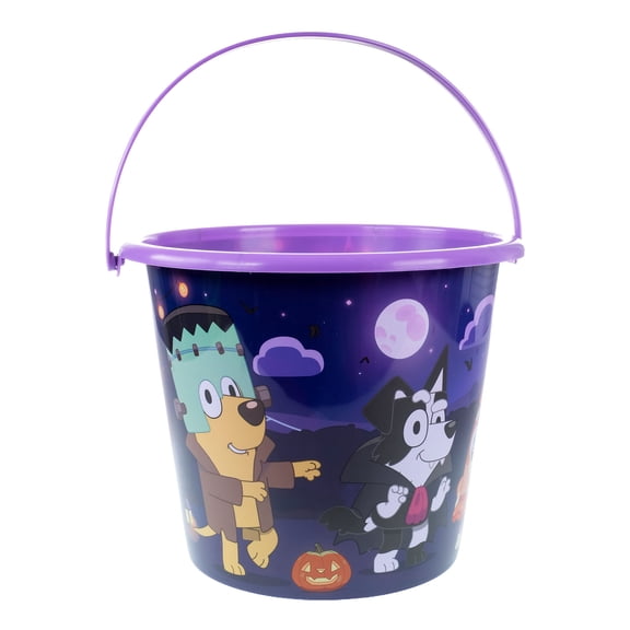 Bluey Jumbo Plastic Halloween Candy Carrier Bucket