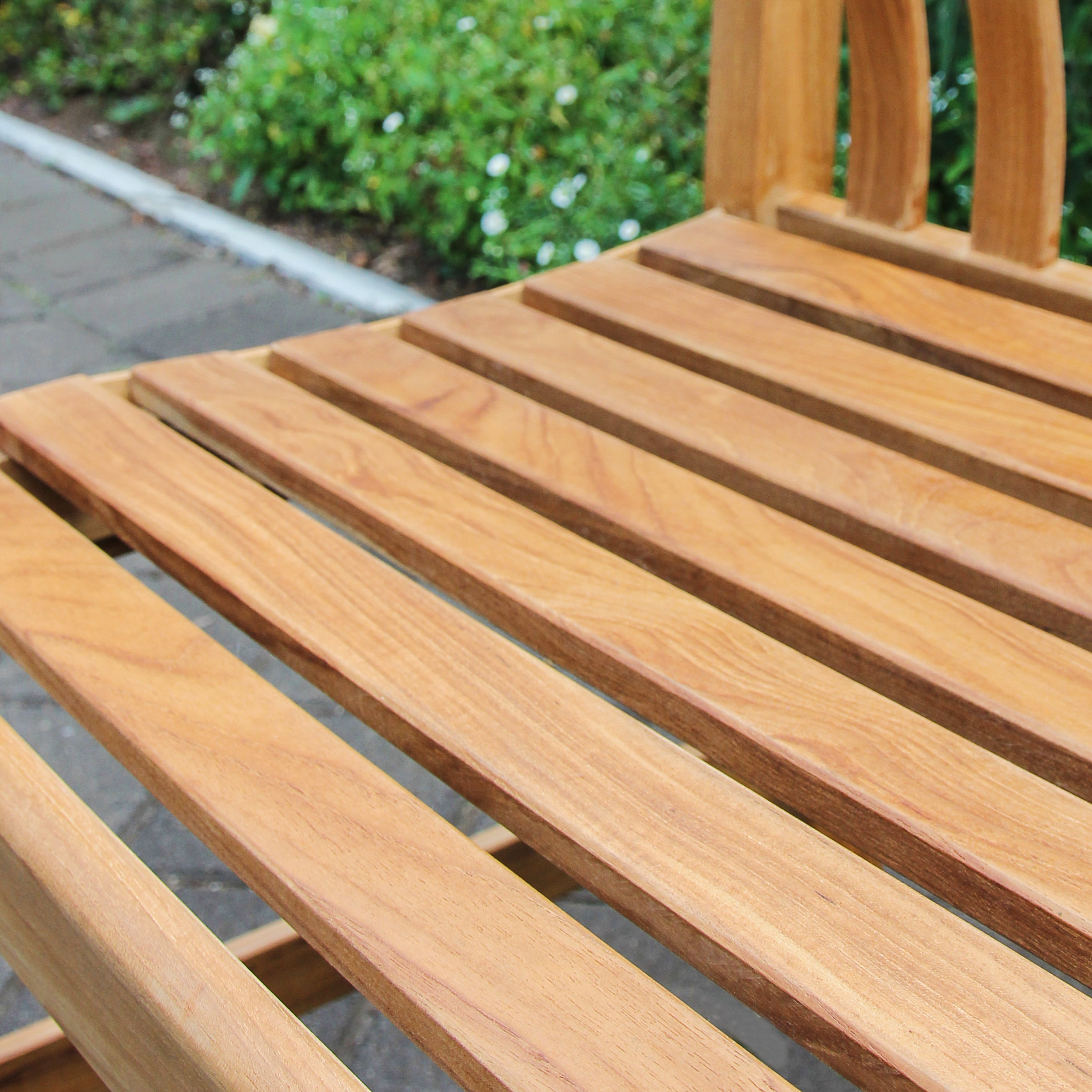 Cambridge Casual Outdoor Durable Teak Wood Bench - Brown