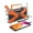 Orange, variant on 10000mAh Multifunctional Radio Hand Crank Solar USB Charging FM AM WB NOAA Weather Radio Emergency LED Flashlight Torch Power ,Listen Anytime, Anywhere