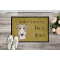 thumbnail image 2 of Caroline's Treasures BB1476MAT Borzoi Spoiled Dog Lives Here Door Mat, Indoor Rug or Outdoor Welcome Mat 18x27 Doormat ,, 2 of 2