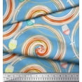 thumbnail image 3 of Soimoi Silk Fabric Spiral & Wine Glass Bar Fabric Prints By Yard 42 Inch Wide, 3 of 3