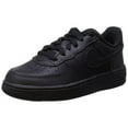 thumbnail image 6 of nike kid's air force 1 low preschool basketball shoes, black/black-black 2.5y, 6 of 7