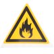 thumbnail image 1 of Moluckfu Etiquetas De Advertencia Inflamable Amarillas Resistentes Para Uso En Ambientes Industriales, 1 of 6