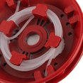 thumbnail image 4 of Trimmer Head, Iron String Trimmer Head Universal Red Iron Lawn Mower Weeder Trimmer Head Replacement for Agriculture, 4 of 7