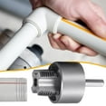 thumbnail image 4 of HengDidi Dual-End PVC Pipe Thread Cutter Tool for Internal and External Drilling - Handy Plumbing Accessory DIY Water Pipe Fast Threading, 4 of 9