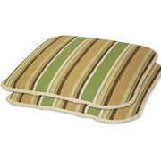 Serenity Stripe Green Seat Pad 2-pack