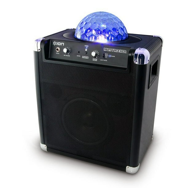 Ion Audio Party Rocker Bluetooth Portable Sound System with Microphone BuiltIn