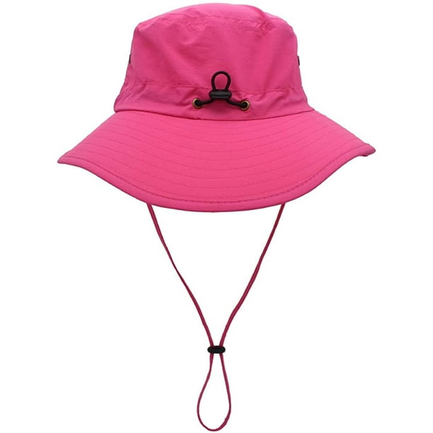 Outdoor Bucket Hat Wide Brim UV Protection Sun Hat Light Weight Adjustable  Fisherman Hat for Women Men 