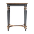 thumbnail image 3 of Beaumont Lane Traditional 18"W Rectangular Wood Side Table in Blue, 3 of 6