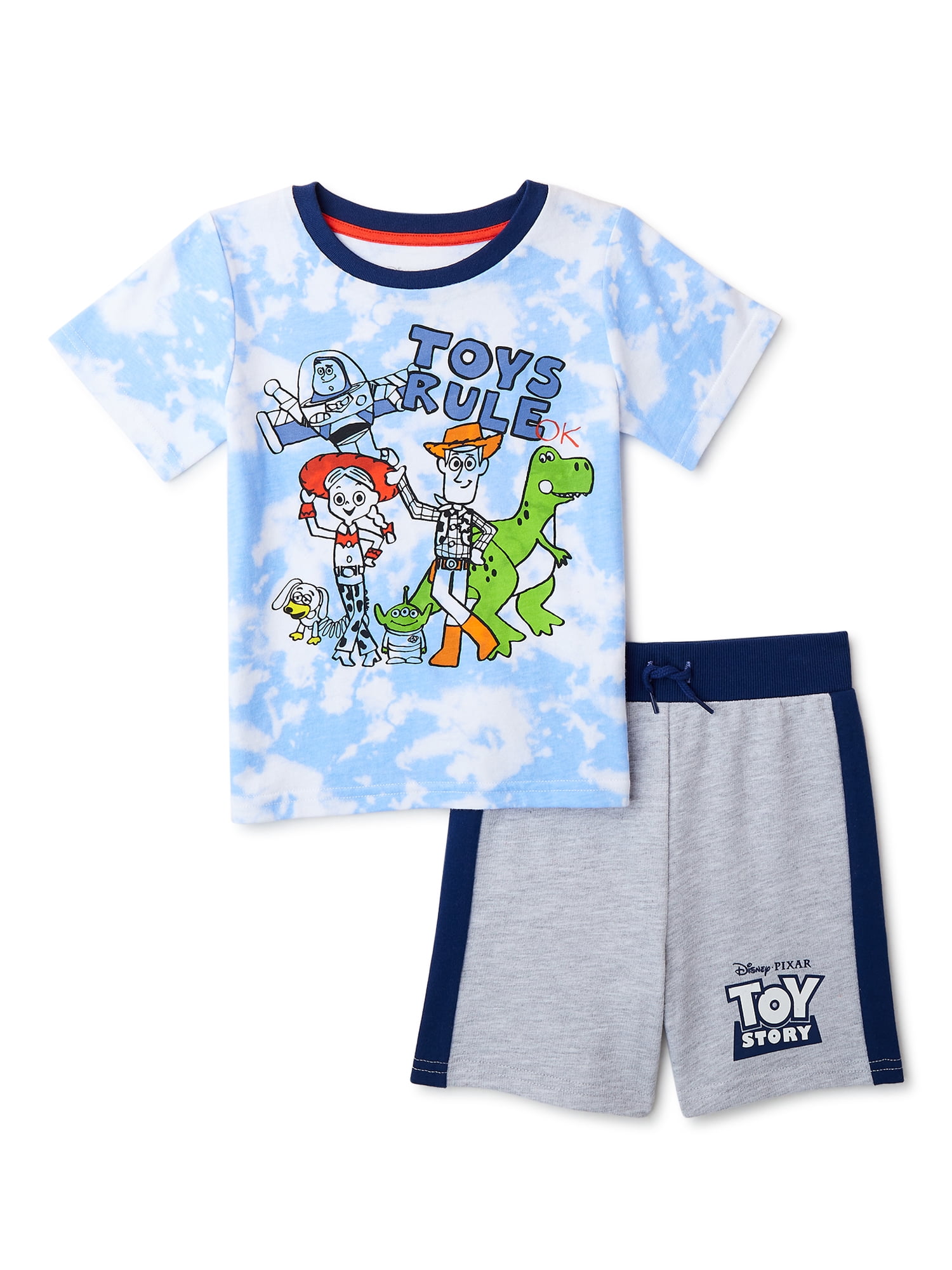 Disney Pixar Toy Story Short Sleeve Graphic T-Shirt & Shorts Set 