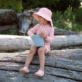 thumbnail image 6 of JAN & JUL Girls' Cotton Sun-Hat with Neck Flap, Adjustable Beach Hat for Toddlers (L: 2-5 Years, Pink Prairie), 6 of 6
