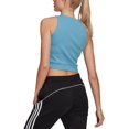 thumbnail image 2 of adidas womens Sport Tank Hazy Blue Large, 2 of 2