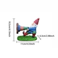 thumbnail image 2 of Figuras De Gnomos De Resina Divertidas, Gnomo Adhesivo Creativo Para Jardín, Decoración De Jardín, Estatua, Decoración De Gnomo, Figuritas Decorativas Para El Hogar Yuarrent HA037157-00, 2 of 6