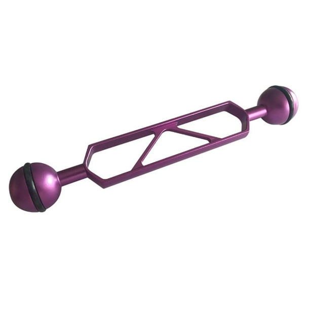 Accesorios para sistema de soporte de extensión de luz estroboscópica con brazo de bola doble estable Púrpura