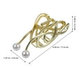 thumbnail image 3 of ColoMX 3 pinzas grandes de metal para el pelo con diseño de nota musical, perlas falsas gruesas, accesorios para el cabello para mujer, pinzas para la mandíbula para un peinado elegante., 3 of 8