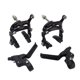 thumbnail image 1 of Bike Brakes Calipers, Sensitive Bike Brake Set Symmetrical Design Lightweight  For Brompton Folding Bike ANGGREK Aluminum Bicycle Brake Caliper Brake Lever Set, 1 of 8