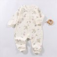 thumbnail image 7 of Gerichy Baby Boy Girl Bodysuit Infant Baby Cotton Bodysuits Child Printing Newborn Button-Neck Long Sleeved Long Rompers 0-18 Months, 7 of 7