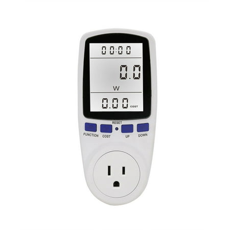

GDHOME Plug Power Meter AC 110V~250V Switch Energy Monitor with LCD Display for Power