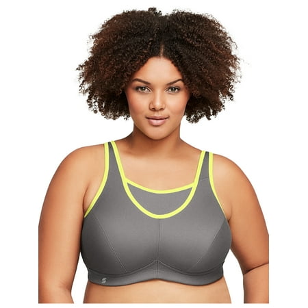 

Glamorise Full Figure Plus Size No-Bounce Camisole Sports Bra Wirefree #1066