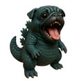 thumbnail image 3 of Cute Mini Dog Monster Figurine – 3 Inch Resin Collectible Decor, 3 of 9