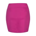 thumbnail image 5 of Homenesgenics Skirt for Women Fashion Women Stretch Tight Sexy Skirt High Waist Short Slim Mini Skirts Pink XL, 5 of 9