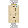 thumbnail image 2 of Cooper Wiring TWRSGF15V 15 Amp GFCI Self-Test Duplex Receptacle- Ivory, 2 of 2