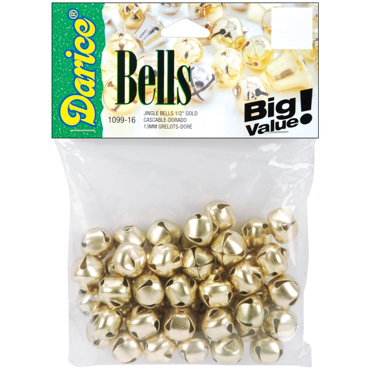 Cheap 50pcs Golden Golden Bells 38mm Mini Bells Small Bells Jingle
